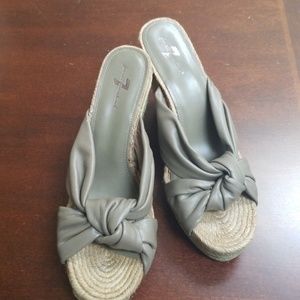 7 for All Mankind wedge sandal